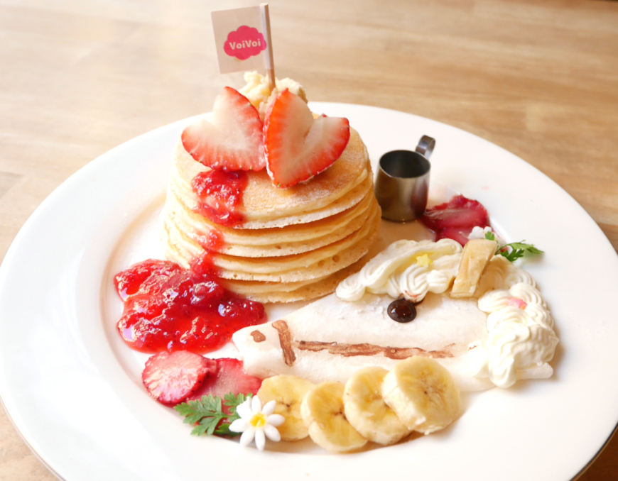 おうまさんパンケーキ | パンケーキママカフェVoiVoi